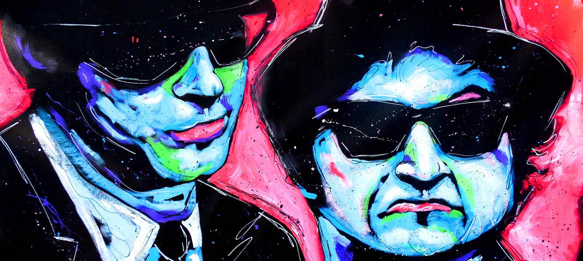 Blues Brothers Canvas Art