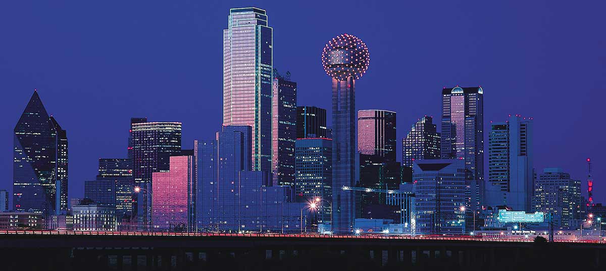 Dallas Skylines Canvas Prints