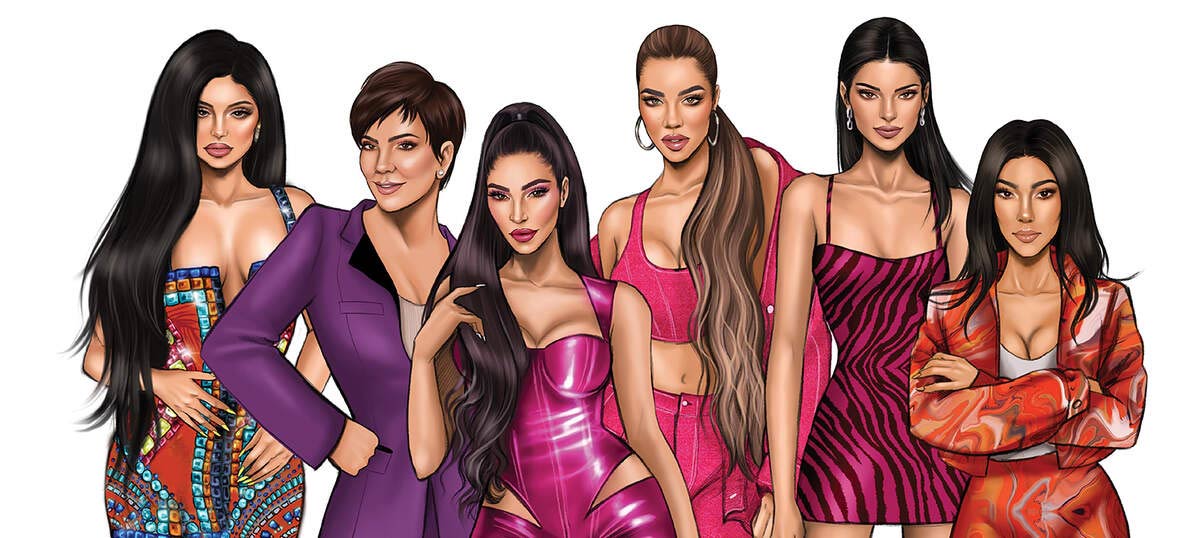 The Kardashians Canvas Art Prints