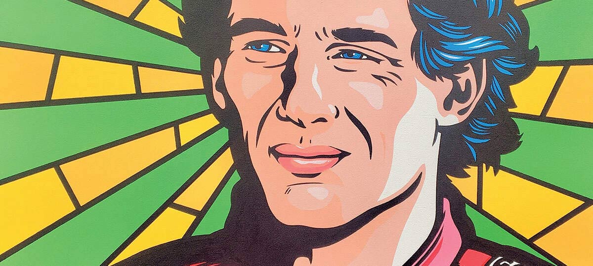 Ayrton Senna da Silva Canvas Art