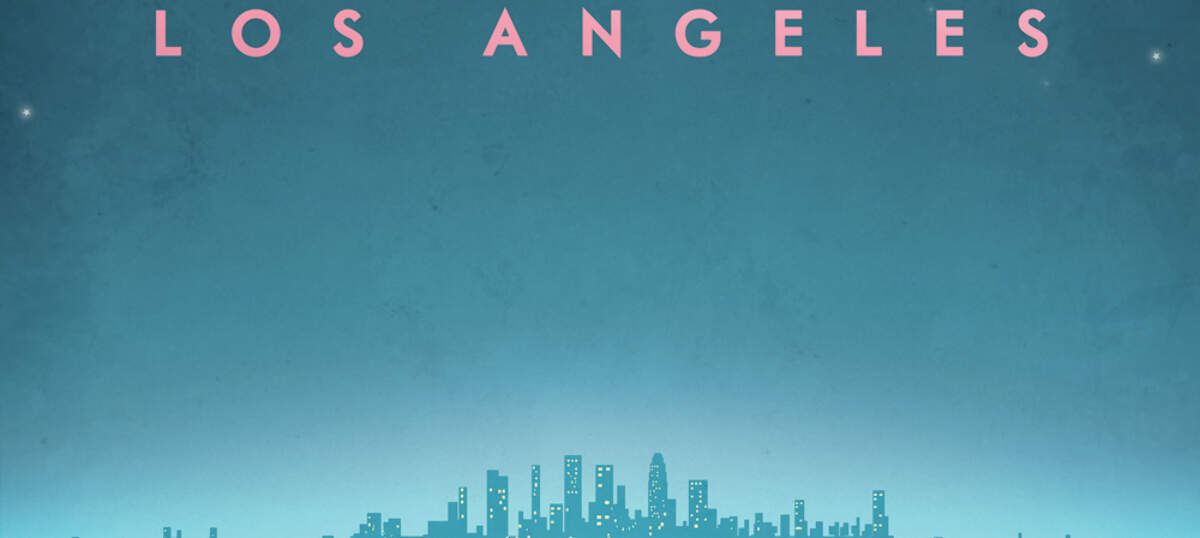 Los Angeles Travel Posters Canvas Artwork