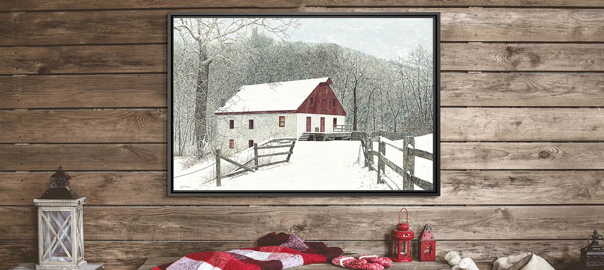 Rustic Winter Canvas Art Prints