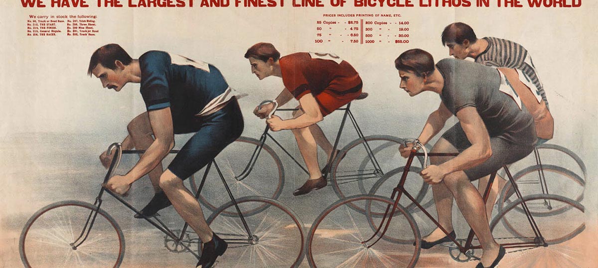 Cycling Art Canvas Art Prints