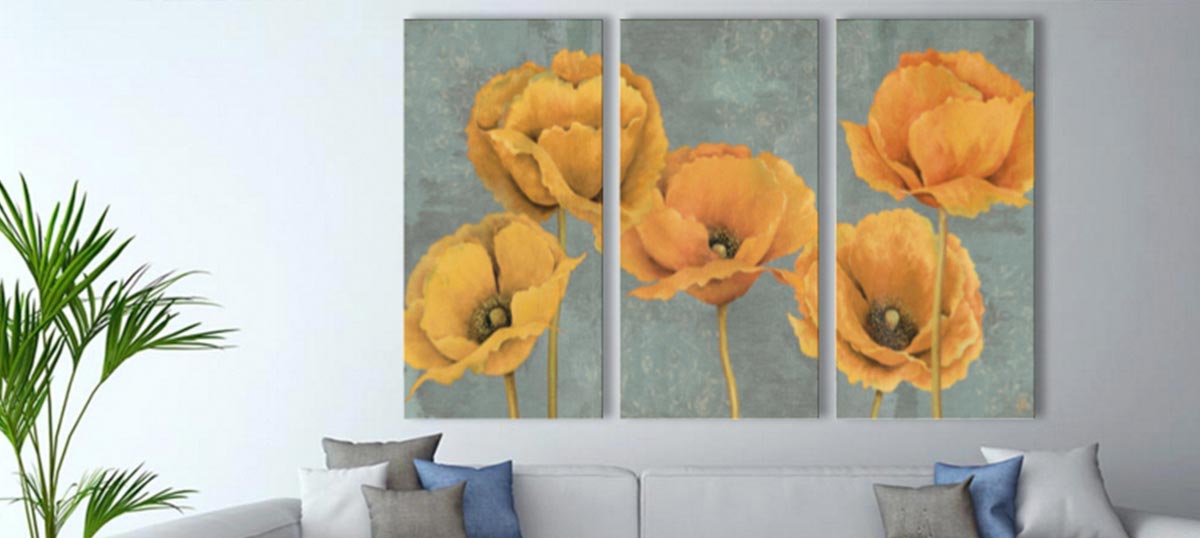 3-Piece Floral & Botanical Art Canvas Art Prints
