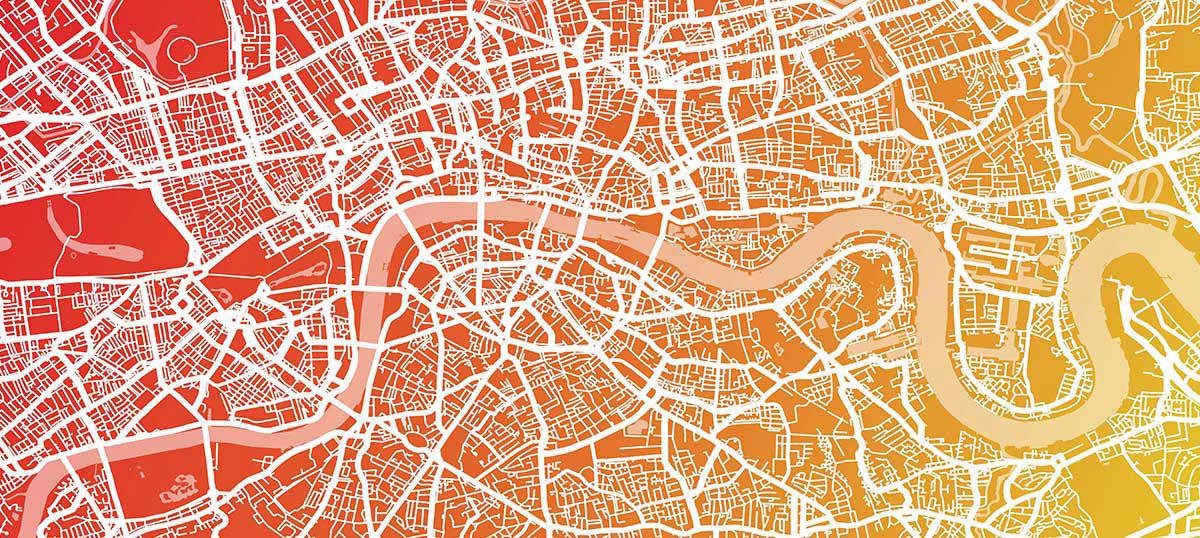 Urban Maps Canvas Artwork