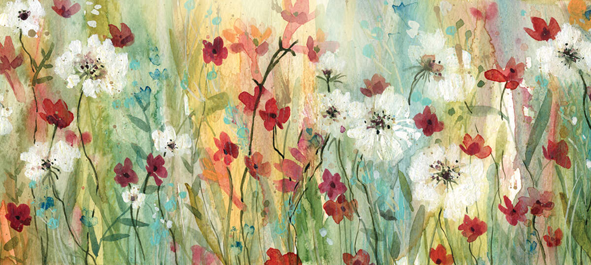 Watercolor Flowers Canvas Art Prints