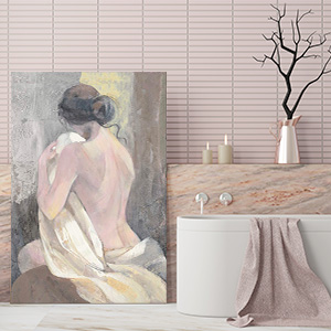 Bathroom Nudes Canvas Art Prints