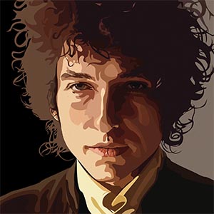 Bob Dylan Canvas Artwork