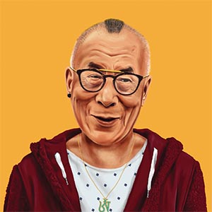 Dalai Lama Canvas Prints