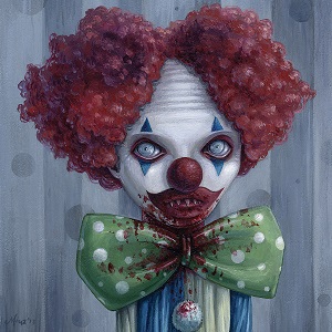 Evil Clowns Canvas Art
