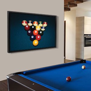 Game Room Canvas Wall Art