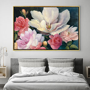 Large Floral Art Canvas Art Prints