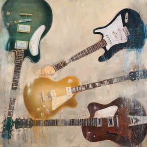 Guitars Canvas Art