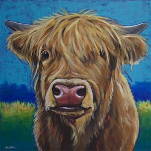 Highland Cows Canvas Artwork