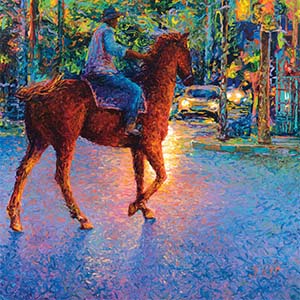 Horseback Canvas Art Prints
