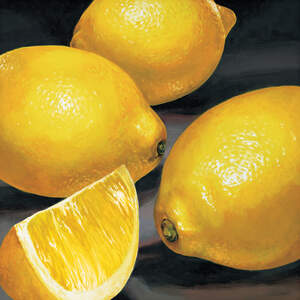 Lemons & Limes Canvas Art Prints