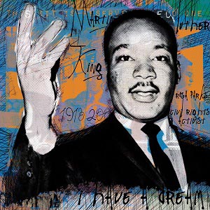 Martin Luther King Jr. Canvas Wall Art