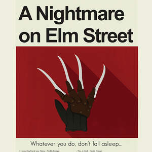 Nightmare on Elm Street (Film Series) Canvas Wall Art
