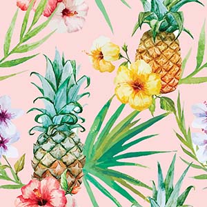 Pineapples Canvas Wall Art