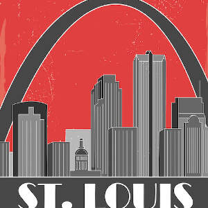 St. Louis Skylines Canvas Artwork