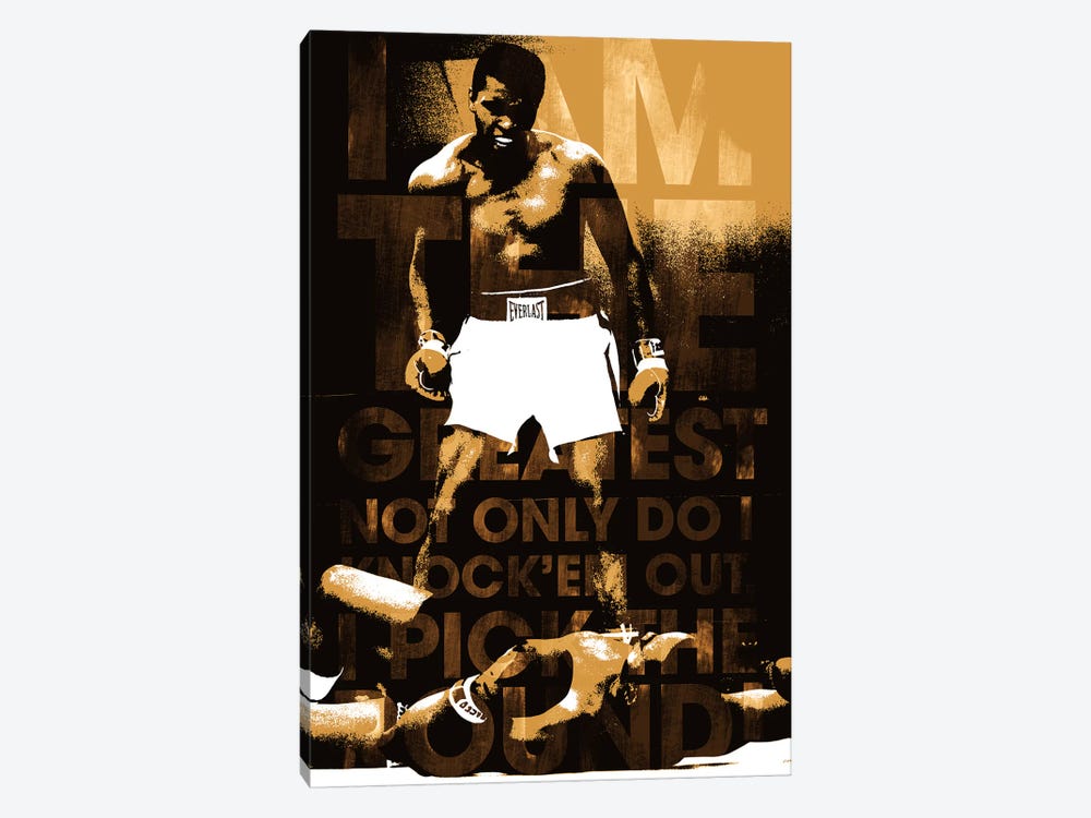 Muhammad Ali Vs. Sonny Liston, 1965 "I am The Greatest" by Muhammad Ali Enterprises 1-piece Art Print
