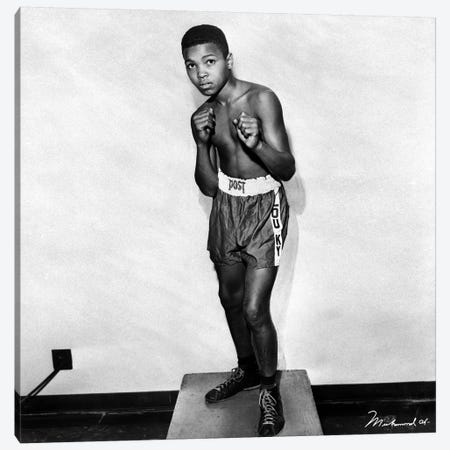 12 Year Old Cassius Clay (Muhammad Ali) Canvas Print #10010} by Muhammad Ali Enterprises Canvas Print