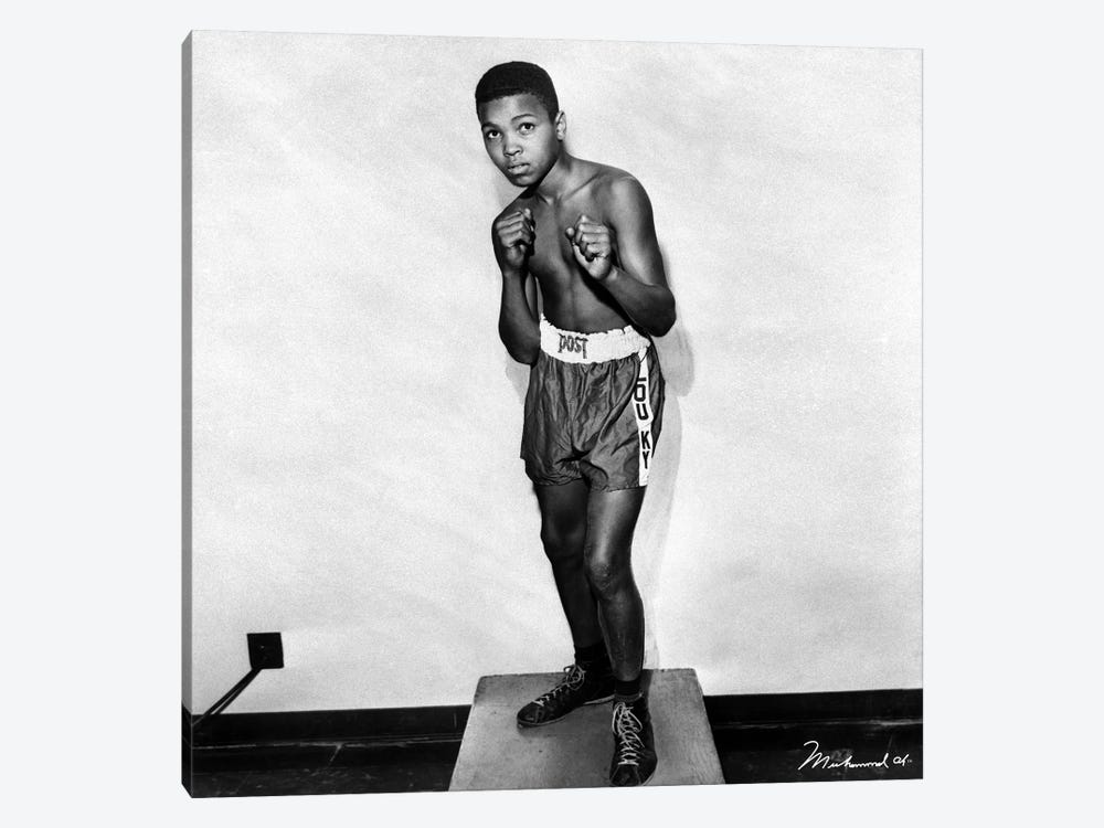 12 Year Old Cassius Clay (Muhammad Ali) by Muhammad Ali Enterprises 1-piece Art Print