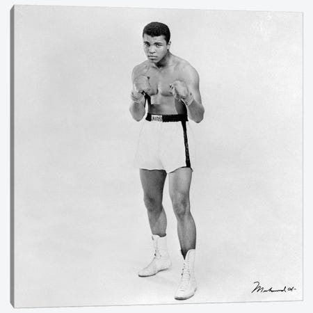 Heavyweight Boxer Muhammad Ali Canvas Print #10013} by Muhammad Ali Enterprises Art Print