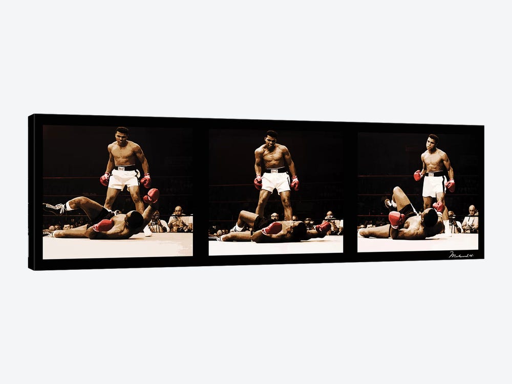 Muhammad Ali Vs. Sonny Liston by Muhammad Ali Enterprises 1-piece Canvas Art Print