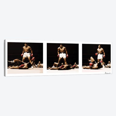 Muhammad Ali Vs. Sonny Liston Canvas Print #10030} by Muhammad Ali Enterprises Canvas Print