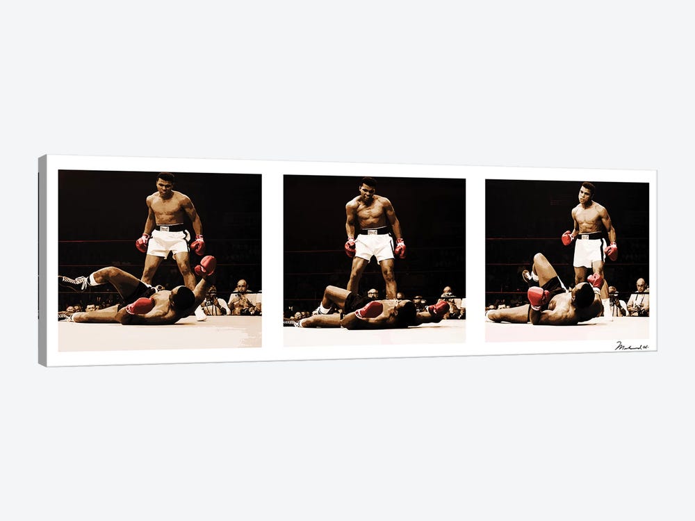 Muhammad Ali Vs. Sonny Liston by Muhammad Ali Enterprises 1-piece Art Print