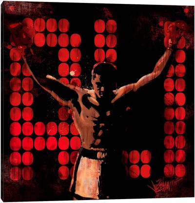 Champ (Muhammad Ali) Canvas Art Print