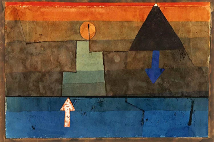 Contrasts in the Evening (Blue and Orange) 1924-1925