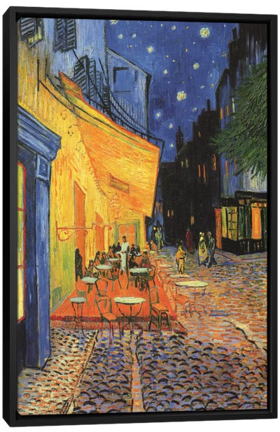 The Cafe Terrace on the Place du Forum (Café Terrace at Night), 1888 Canvas Art Print - Best Sellers