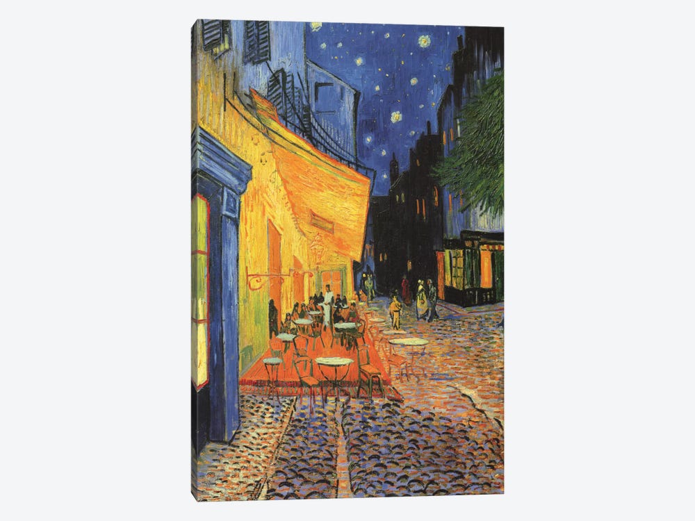 The Cafe Terrace on the Place du Forum (Café Terrace at Night), 1888 by Vincent van Gogh 1-piece Art Print
