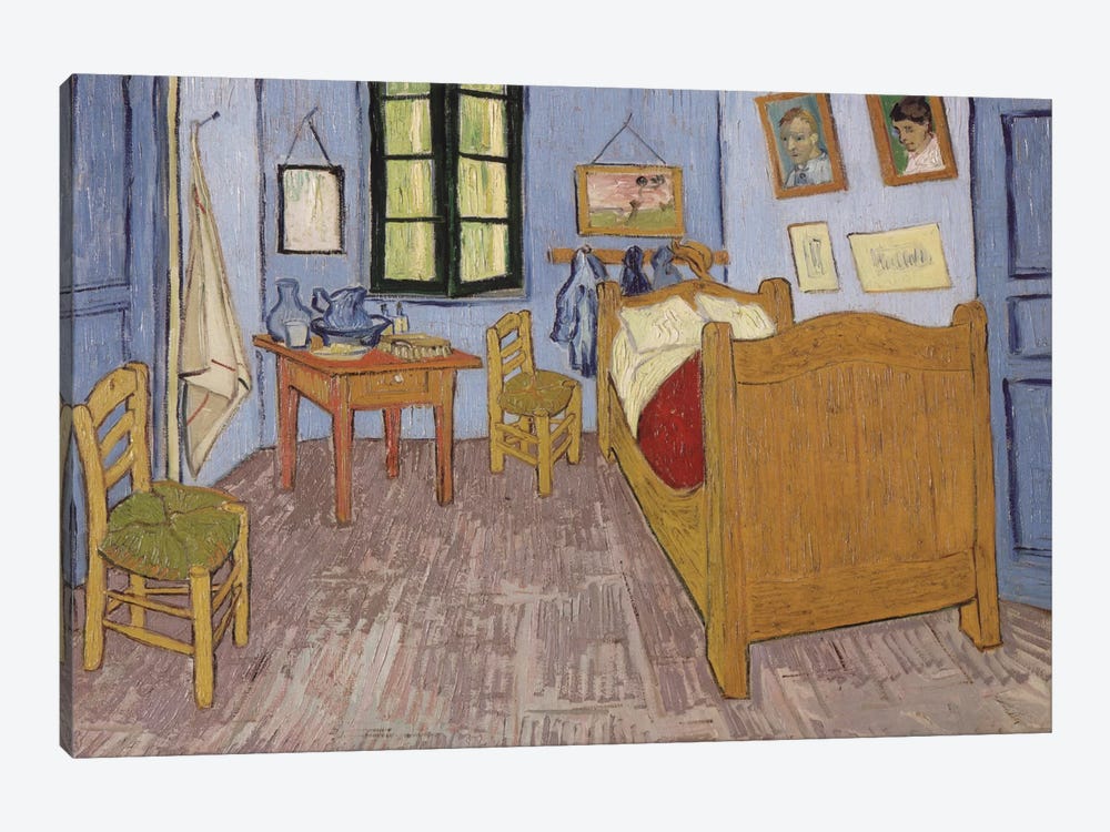 Bedroom In Arles, Third Version, September 1889 (Musee d'Orsay) by Vincent van Gogh 1-piece Canvas Art Print
