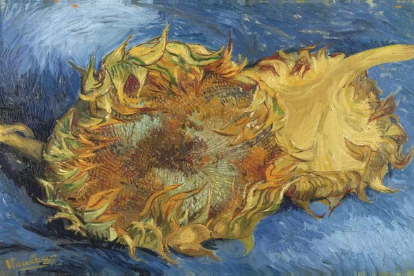Vincent van Gogh: Sunflowers, 1887 by Vincent van Gogh