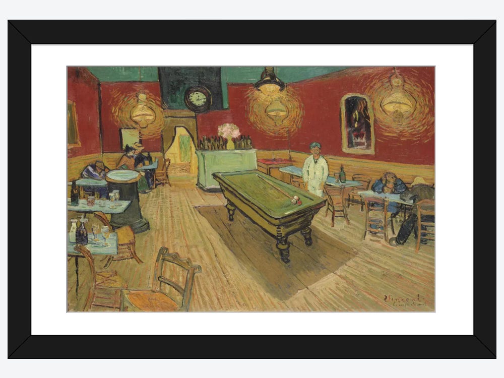 The Night Cafe (1888) by Vincent Van Gogh – Artchive
