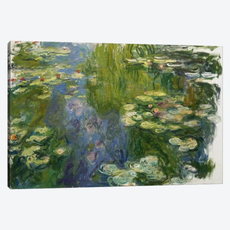 Le Bassin Aux Nympheas Canvas Print #1044} by Claude Monet Canvas Art Print