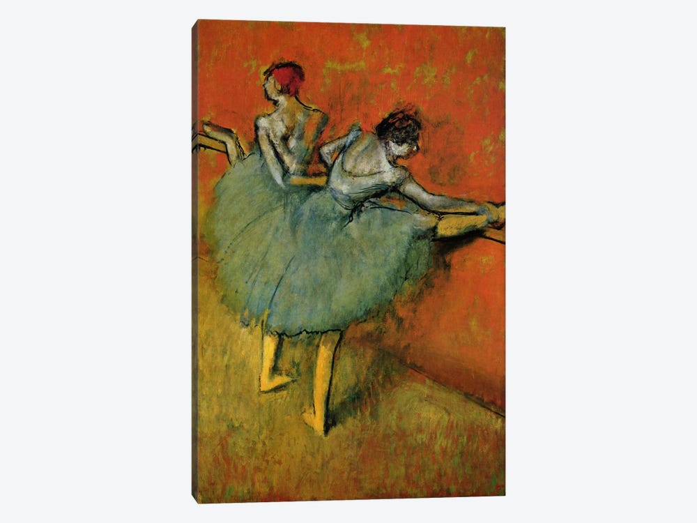 Tanzerinnen an der Stange, 1888 by Edgar Degas 1-piece Canvas Artwork