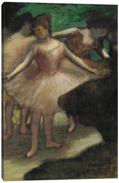 Trois Danseuses En Rose, 1886 Canvas Art Print - Edgar Degas