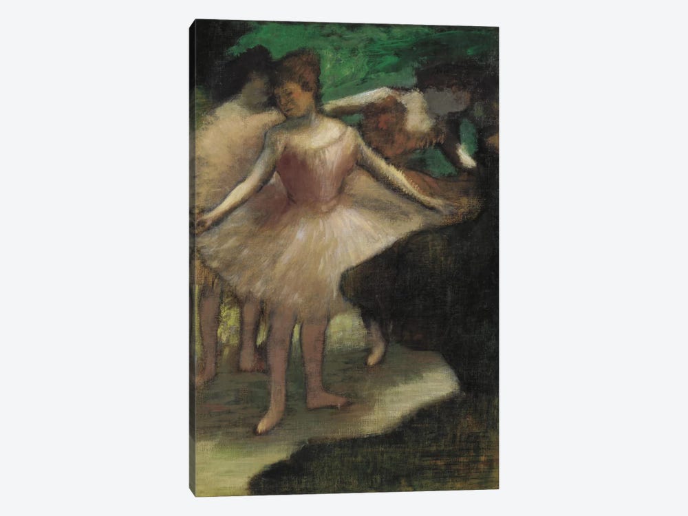 Trois Danseuses En Rose, 1886 1-piece Canvas Print