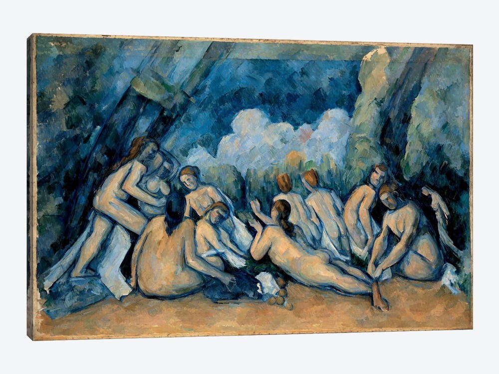 The Bathers by Paul Cezanne 1-piece Canvas Art