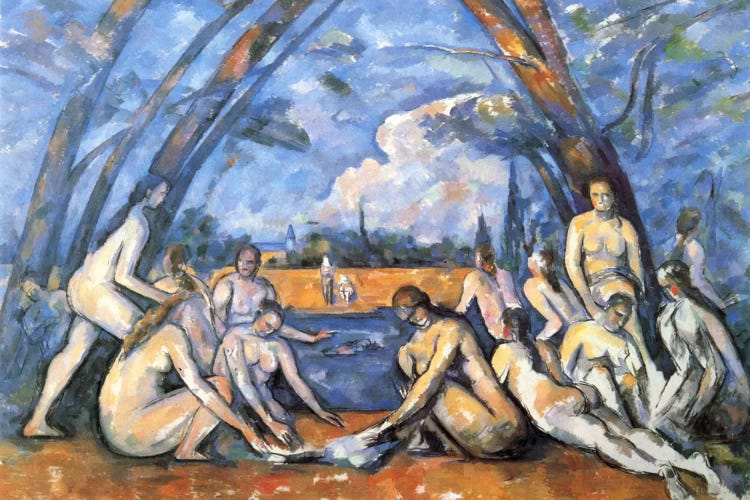 Bathers 2 by Paul Cezanne wall art