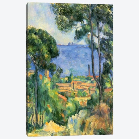 Forest of Trees Canvas Print #1085} by Paul Cezanne Canvas Print