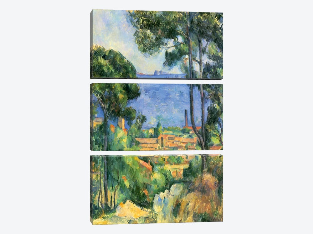 Forest of Trees by Paul Cezanne 3-piece Art Print