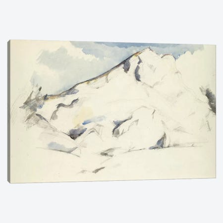 La Montagne Sainte-Victoire (Fruits Et Feuillage) 1900-1902 Canvas Print #1090} by Paul Cezanne Art Print