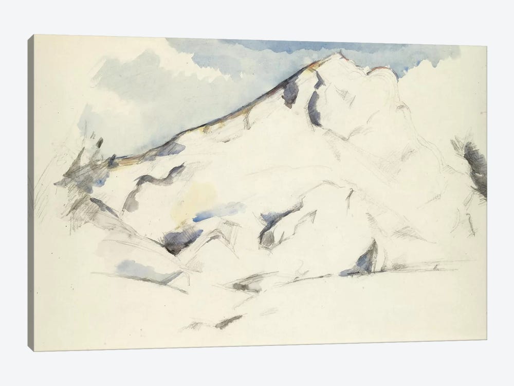 La Montagne Sainte-Victoire (Fruits Et Feuillage) 1900-1902 1-piece Art Print