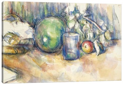 Nature Morte Au Melon Vert 1902-1906 Canvas Art Print - Apple Art