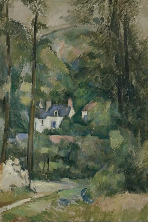 Maisons Dans La Verdure 1881 by Paul Cezanne wall art
